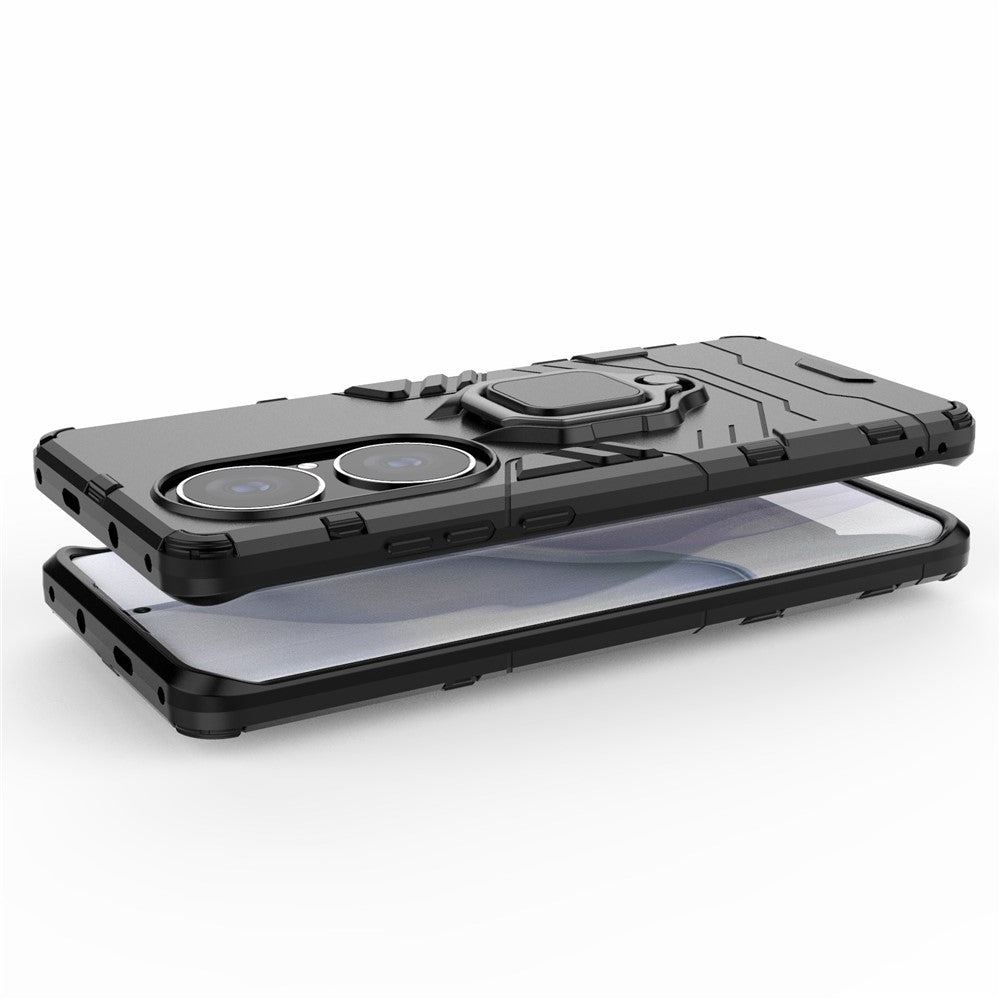 Cool Guard PC + TPU Combo Välskyddat Stativ Hybrid mobilskal för Huawei P50 Pro