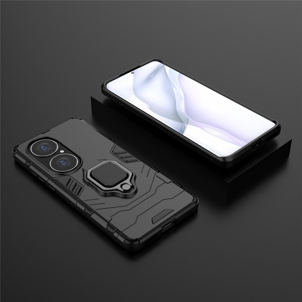 Cool Guard PC + TPU Combo Välskyddat Stativ Hybrid mobilskal för Huawei P50 Pro
