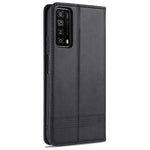 AZNS Stand Wallet Magnetiskt Läderfodral för Huawei P smart 2021/Y7a