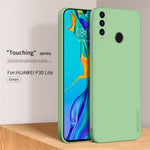 PINWUYO mjukt silikonskal med precisa utskärningar och hybridfodral till P30 Lite / P30 Lite New Edition / nova 4e