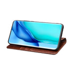 QIALINO Stoppsäkert Plånboksfodral i Äkta Kohud för Huawei P50