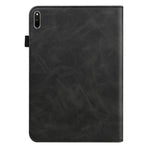 Solid Color Elastic Pen Strap Leather Tablet Cover with Stand Card Slots for Huawei MatePad 11 (2021)