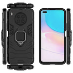 Ring Kickstand Hard PC Soft TPU Shockproof Protective Case for Huawei nova 8i (Global Version)/Honor 50 Lite