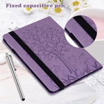 Tree and Deer Pattern Imprinted PU Leather Tablet Stand Cover Case with Card Slots for Huawei MediaPad T3 10