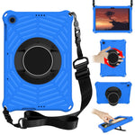 Spider Web Texture Kickstand EVA Case with Shoulder Strap for Huawei Enjoy Tablet 2 / MatePad T 10 9.7 inch / MatePad T 10S 10.1 inch