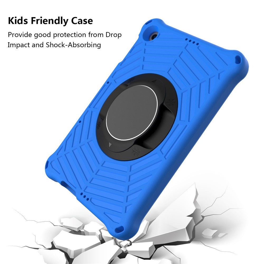 Spider Web Texture Kickstand EVA Case with Shoulder Strap for Huawei Enjoy Tablet 2 / MatePad T 10 9.7 inch / MatePad T 10S 10.1 inch