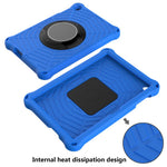 Spider Web Texture Kickstand EVA Case with Shoulder Strap for Huawei Enjoy Tablet 2 / MatePad T 10 9.7 inch / MatePad T 10S 10.1 inch