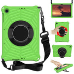 Spider Web Texture Kickstand EVA Case with Shoulder Strap for Huawei Enjoy Tablet 2 / MatePad T 10 9.7 inch / MatePad T 10S 10.1 inch