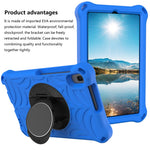 Stylish Spider Web Texture Kickstand EVA Case with Shoulder Strap for Huawei MatePad T8 2020 (8.0 inch)