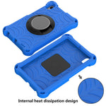 Stylish Spider Web Texture Kickstand EVA Case with Shoulder Strap for Huawei MatePad T8 2020 (8.0 inch)