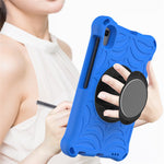 Stylish Spider Web Texture Kickstand EVA Case with Shoulder Strap for Huawei MatePad T8 2020 (8.0 inch)