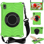 Stylish Spider Web Texture Kickstand EVA Case with Shoulder Strap for Huawei MatePad T8 2020 (8.0 inch)