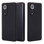 Soft Liquid Silicone Anti-Scratch Microfiber Lining Protective Case with Strap for Huawei nova 9 / Honor 50