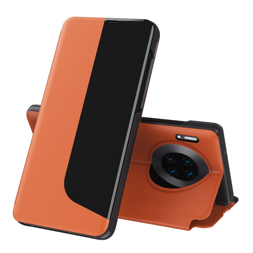 Mobilskal Folio Flip PU Läder Stativfodral för Huawei Mate 30 Pro