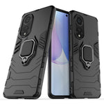 Dual-Layer Soft Flexible TPU + Hard PC Anti-Slip Protective Phone Case with Kickstand for Huawei nova 9