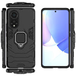 Dual-Layer Soft Flexible TPU + Hard PC Anti-Slip Protective Phone Case with Kickstand for Huawei nova 9