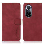 KHAZNEH Textured Anti-drop PU Leather Phone Cover Stand Wallet Case for Huawei nova 9