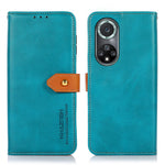 KHAZNEH Magnetic Golden Clasp Wallet Stand Leather Cover Inner TPU Phone Case for Huawei nova 9 Pro