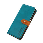 KHAZNEH Magnetic Golden Clasp Wallet Stand Leather Cover Inner TPU Phone Case for Huawei nova 9 Pro