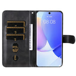 PU Leather Phone Case All-Inclusive Case with Zipper Pocket Design Wallet and Stand for Huawei nova 9/Honor 50
