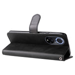 PU Leather Phone Case All-Inclusive Case with Zipper Pocket Design Wallet and Stand for Huawei nova 9/Honor 50