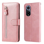 PU Leather Phone Case All-Inclusive Case with Zipper Pocket Design Wallet and Stand for Huawei nova 9/Honor 50