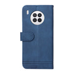 For Honor 50 Lite / Huawei nova 8i Leather Wallet Cases Skin Touch Phone Cover Stand with Strap