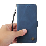 For Honor 50 Lite / Huawei nova 8i Leather Wallet Cases Skin Touch Phone Cover Stand with Strap