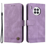 For Honor 50 Lite / Huawei nova 8i Leather Wallet Cases Skin Touch Phone Cover Stand with Strap