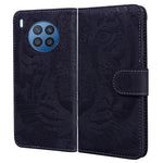 Tiger Pattern Imprinted Horizontal Flip PU Leather Case Magnetic Clasp Stand Wallet Phone Cover for Huawei nova 8i / Honor 50 Lite