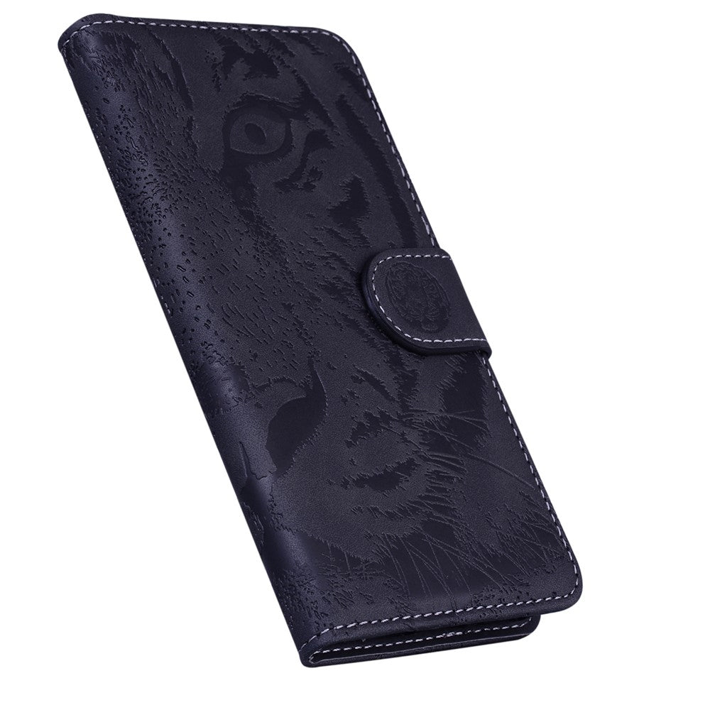 Tiger Pattern Imprinted Horizontal Flip PU Leather Case Magnetic Clasp Stand Wallet Phone Cover for Huawei nova 8i / Honor 50 Lite