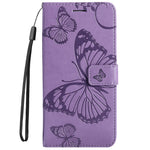 For Huawei nova 8i / Honor 50 Lite Wallet Case Floral Butterfly Imprinted Leather Phone Cover Stand