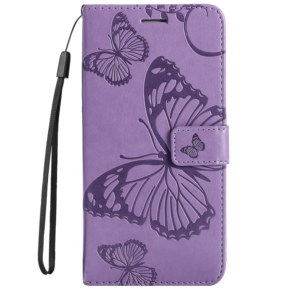 For Huawei nova 8i / Honor 50 Lite Wallet Case Floral Butterfly Imprinted Leather Phone Cover Stand