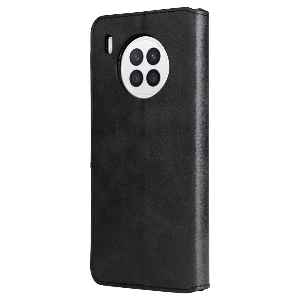 For Huawei nova 8i/Honor 50 Lite 5G Classic Stand Design Cover PU Leather Wallet Drop-proof Flip Phone Case Shell