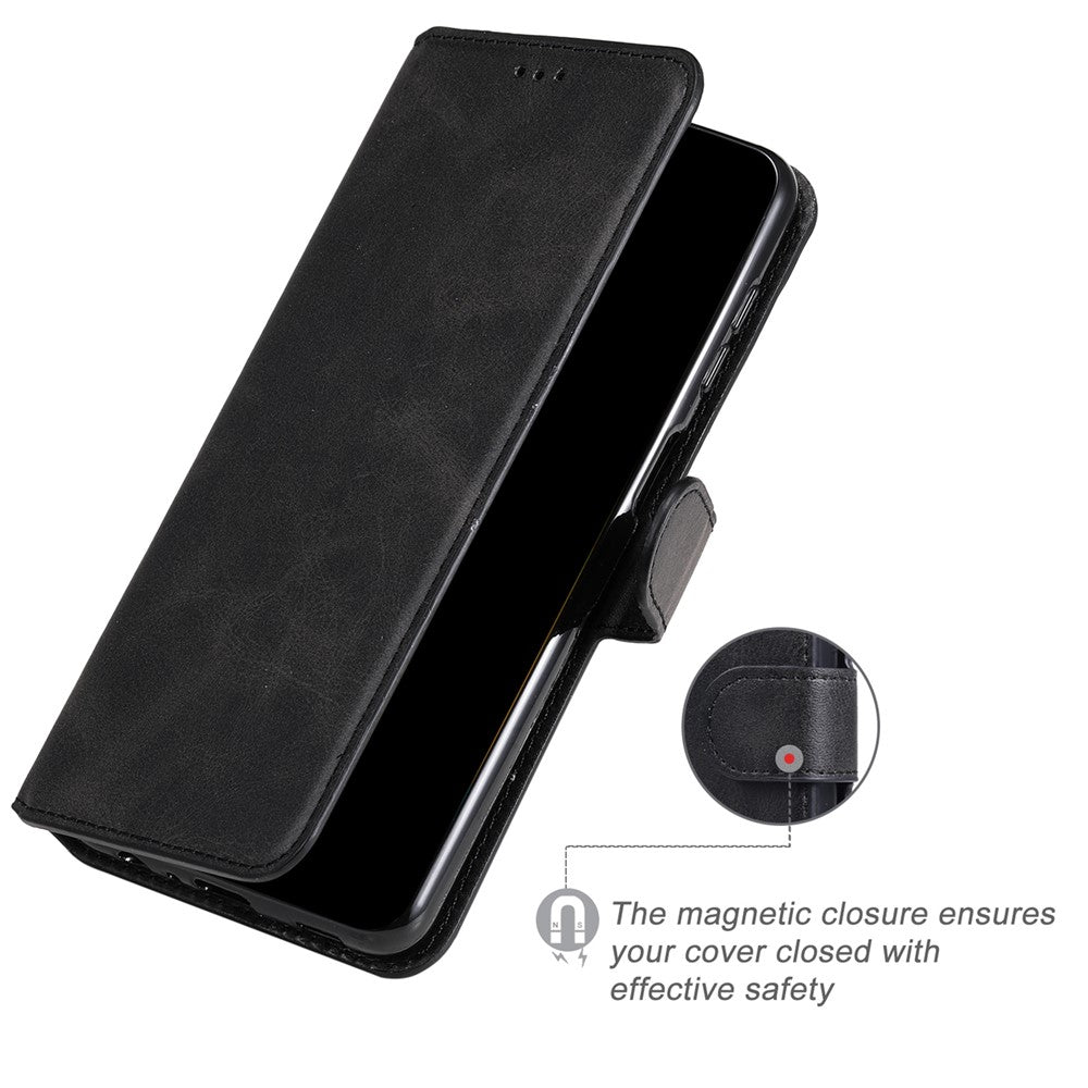 For Huawei nova 8i/Honor 50 Lite 5G Classic Stand Design Cover PU Leather Wallet Drop-proof Flip Phone Case Shell