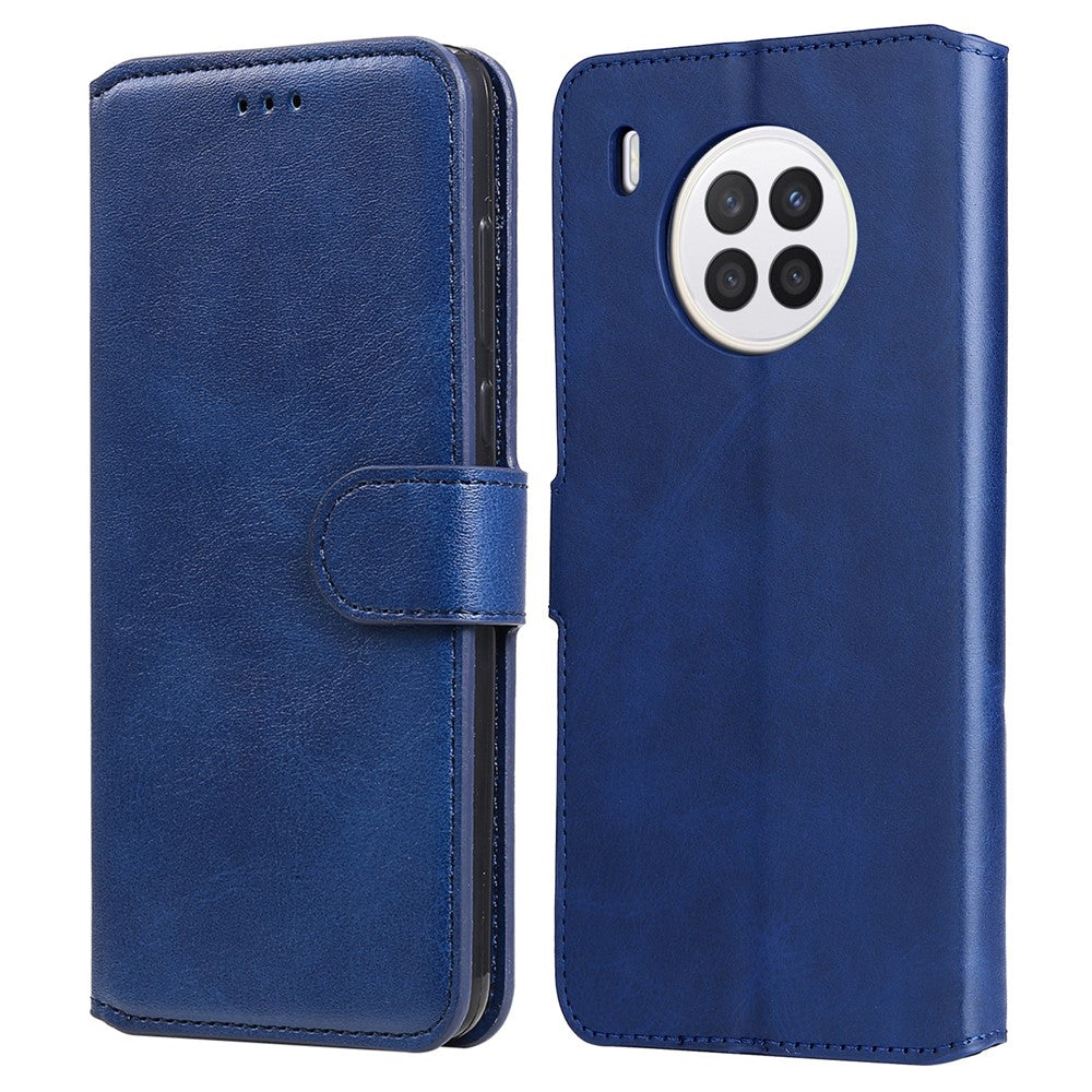 For Huawei nova 8i/Honor 50 Lite 5G Classic Stand Design Cover PU Leather Wallet Drop-proof Flip Phone Case Shell