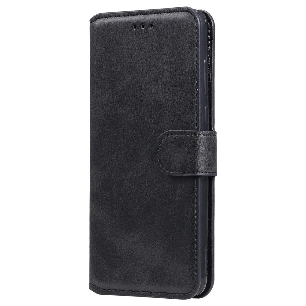 Impact-resistant Wallet Stand PU Leather + TPU Magnetic Clasp Phone Cover Case for Huawei nova 9/Honor 50
