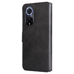 Impact-resistant Wallet Stand PU Leather + TPU Magnetic Clasp Phone Cover Case for Huawei nova 9/Honor 50