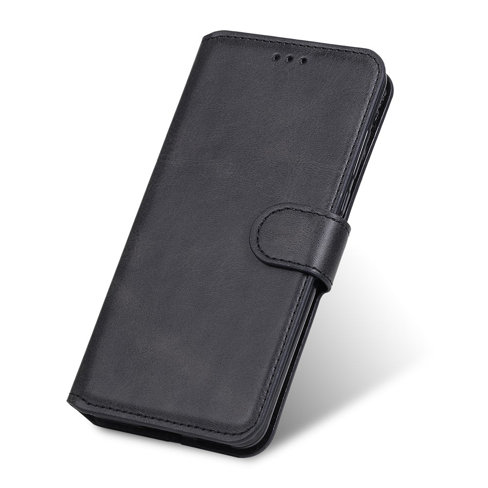 Impact-resistant Wallet Stand PU Leather + TPU Magnetic Clasp Phone Cover Case for Huawei nova 9/Honor 50