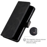 Impact-resistant Wallet Stand PU Leather + TPU Magnetic Clasp Phone Cover Case for Huawei nova 9/Honor 50