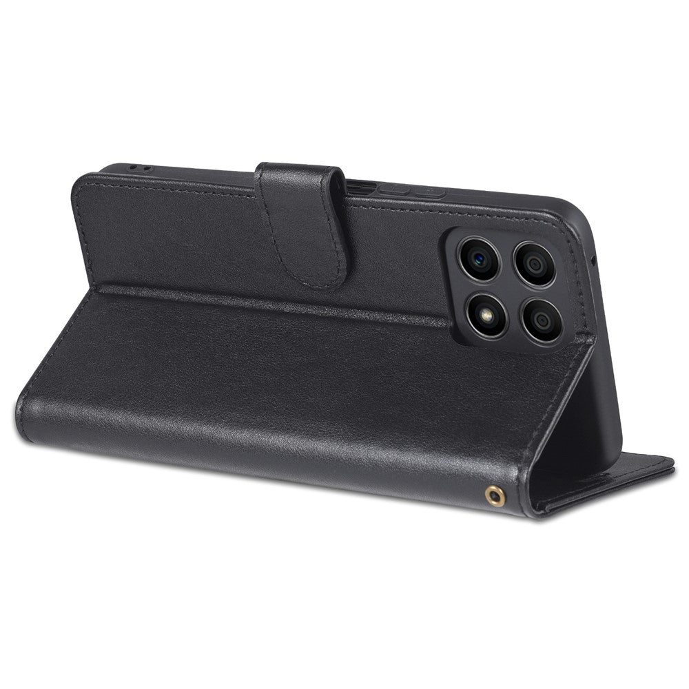 AZNS PU Leather + TPU All-inclusive Protection Phone Case with Stand Wallet for Honor X30i