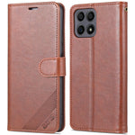 AZNS PU Leather + TPU All-inclusive Protection Phone Case with Stand Wallet for Honor X30i