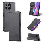 AZNS Magnetic Auto-absorbed Wallet Stand Design PU Leather Shockproof Phone Cover Case for Honor X30i