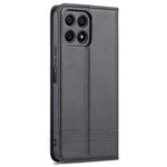 AZNS Magnetic Auto-absorbed Wallet Stand Design PU Leather Shockproof Phone Cover Case for Honor X30i