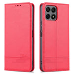 AZNS Magnetic Auto-absorbed Wallet Stand Design PU Leather Shockproof Phone Cover Case for Honor X30i
