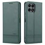 AZNS Magnetic Auto-absorbed Wallet Stand Design PU Leather Shockproof Phone Cover Case for Honor X30i