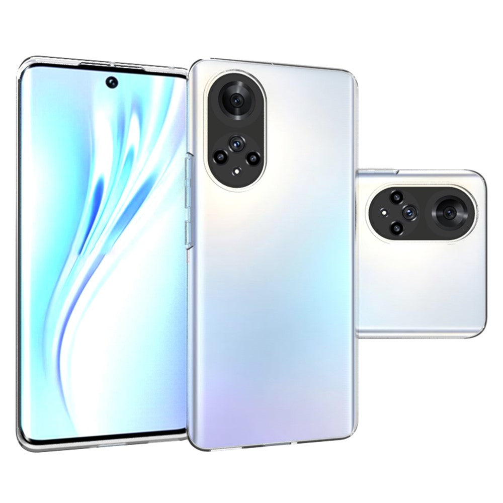 10Pcs/Pack Super Clear Mobile Phone Covering TPU Phone Case Inner Watermark-Free Phone Case for Honor 50 / Huawei nova 9