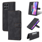 AZNS Magnetic Closure PU Leather Flip Wallet Case Stand Shockproof TPU Inner Shell Phone Cover for Honor X30i