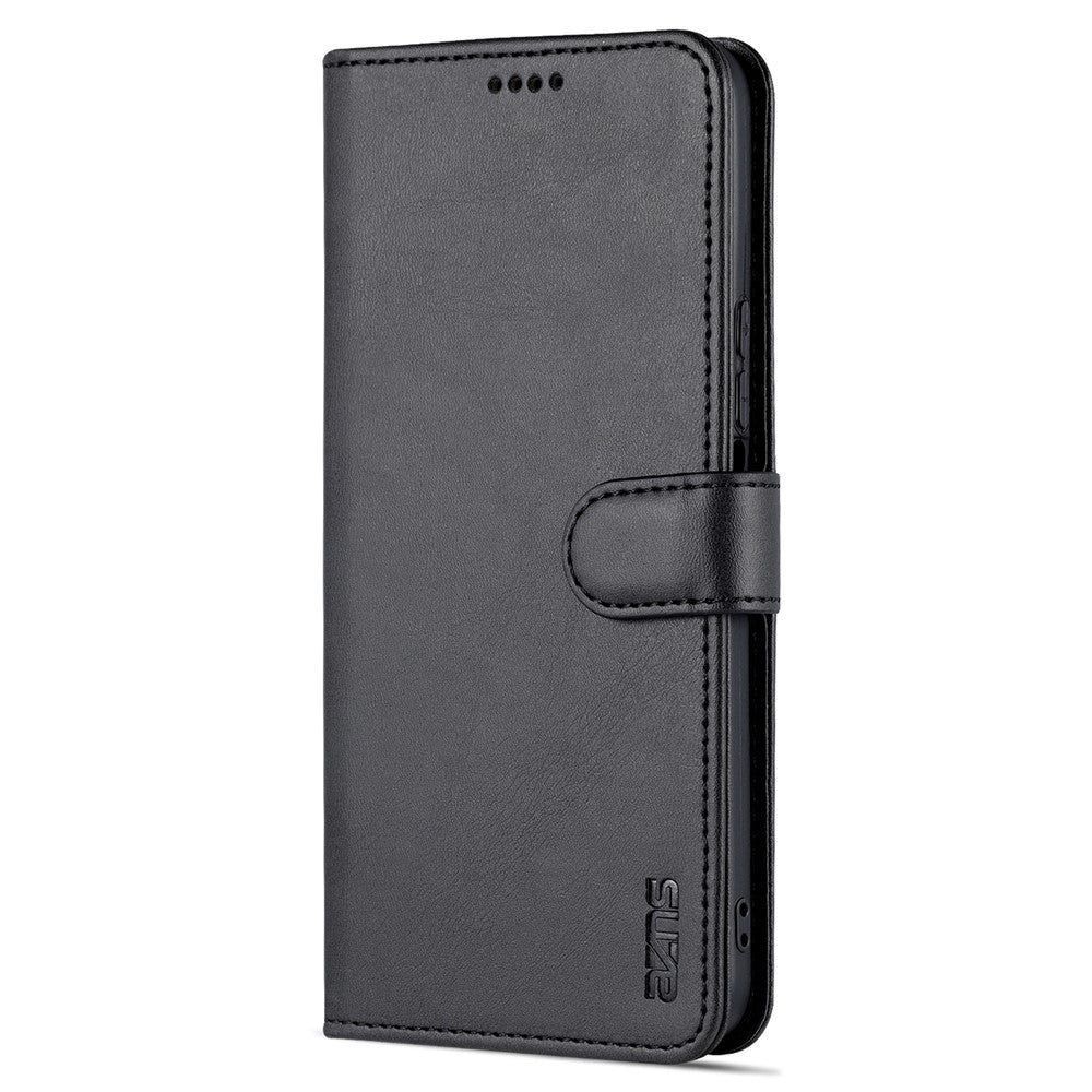 AZNS PU Leather Wallet Stand Anti-fall Shockproof Protective Phone Case Cover for Honor X30i