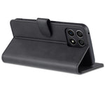 AZNS PU Leather Wallet Stand Anti-fall Shockproof Protective Phone Case Cover for Honor X30i
